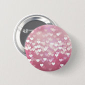 Weddenschap Vector Achtergrond glanzend roze harte Ronde Button 5,7 Cm (Voorkant /achterkant)