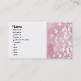 Weddenschap Vector Achtergrond glanzend roze harte Visitekaartje