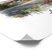 Weddenschap Venue Fotomasker Bride Groom Couple Poster (Hoek)