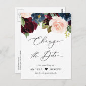 Weddenschap Verander de datum van de brutale marin Briefkaart (Voorkant / Achterkant)