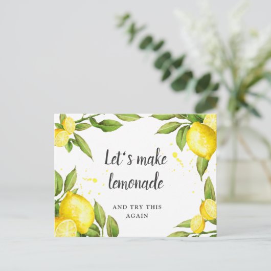 Weddenschap Verander de datum van lossom Briefkaart (Staand voorkant)