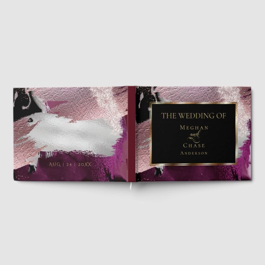 Weddenschap | Verbluffend chassis metaal Gastenboek (Volledig)