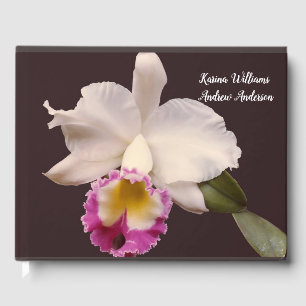 Weddenschap Verloving Orchid Guest Book Gastenboek