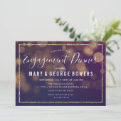 Weddenschap Verloving Uitnodiging binnenlichten (Staand voorkant)