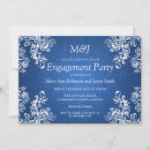 Weddenschap Verloving  Zwemelen 2 Sapphire Blue Kaart (Voorkant)