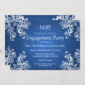 Weddenschap Verloving  Zwemelen 2 Sapphire Blue Kaart (Voorkant / Achterkant)