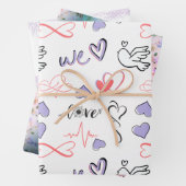 Weddenschap-verpakkingspapier voor cadeaus en douc inpakpapier vel (In situ)