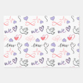 Weddenschap-verpakkingspapier voor cadeaus en douc inpakpapier vel (Voorkant)