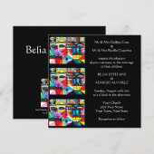 Weddenschap (vierkant) - Dag van de dood Kaart (Voorkant / Achterkant)