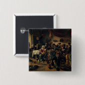 Weddenschap Vierkante Button 5,1 Cm (Voorkant /achterkant)