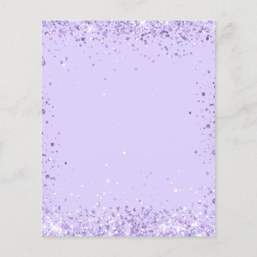 Weddenschap-violet-glitter-script Flyer (Achterkant)