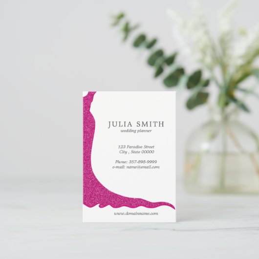 Weddenschap Visitekaartje (Staand voorkant)