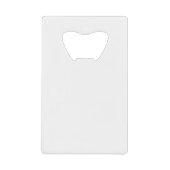 Weddenschap voor Coffee Caca Tea Drink Mix Creditkaart Flessenopener (Voorkant)