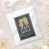 Weddenschap voor de Bags Golden Pineapple Couple D Bedankzakje (Geknipt)