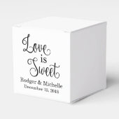 Weddenschap voor de doos - Liefde is lief Bedankdoosjes (Voorkant Zijde)