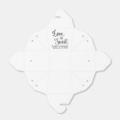 Weddenschap voor de doos - Liefde is lief Bedankdoosjes (Uitgevouwen)