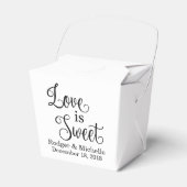 Weddenschap voor de doos - Liefde is lief Bedankdoosjes (Voorkant Zijde)