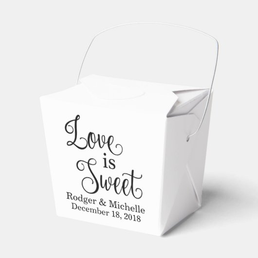 Weddenschap voor de doos - Liefde is lief Bedankdoosjes (Voorkant Zijde)