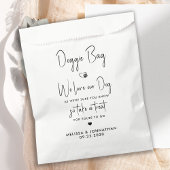 Weddenschap voor Doggie Personalized Biscuit Bar P Bedankzakje