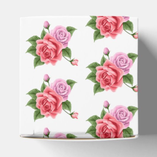 Weddenschap voor doos met het hart bedankdoosjes (Bovenkant)