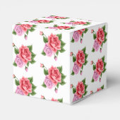 Weddenschap voor doos met het hart bedankdoosjes (Achterkant)