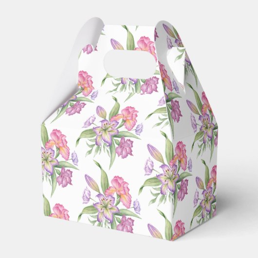 Weddenschap voor een doos met drijvende beugels bedankdoosjes (Voorkant Zijde)