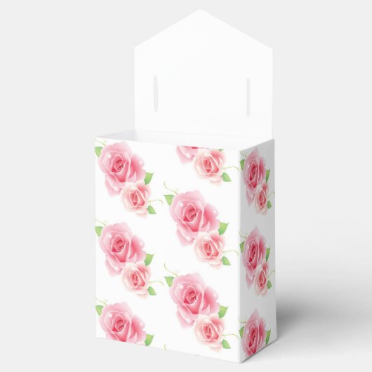 Weddenschap voor een doos met drijvende beugels bedankdoosjes (Geopend)