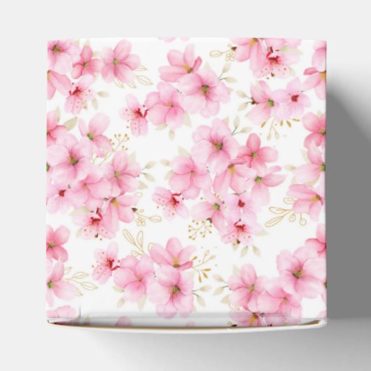 Weddenschap voor een doos met drijvende beugels bedankdoosjes (Bovenkant)