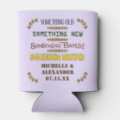Weddenschap voor iets Brewed Personalized Beer 6 Blikjeskoeler (Achterkant)