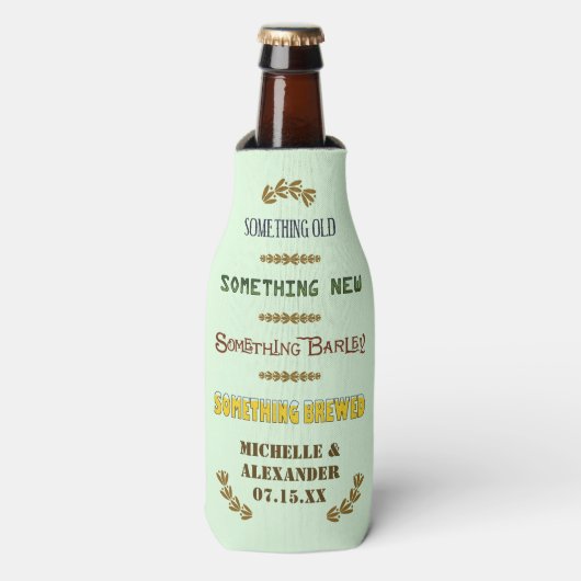 Weddenschap voor iets Brewed Specialized Beer 4 Flesjeskoeler (Fles Voorkant)