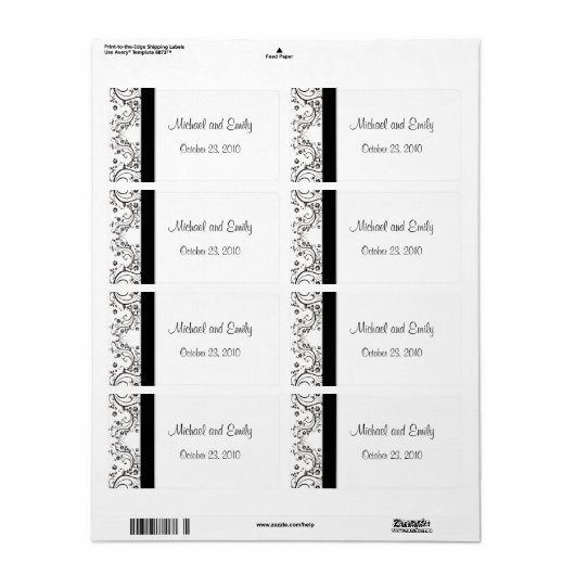 Weddenschap voor labels (Full Sheet)