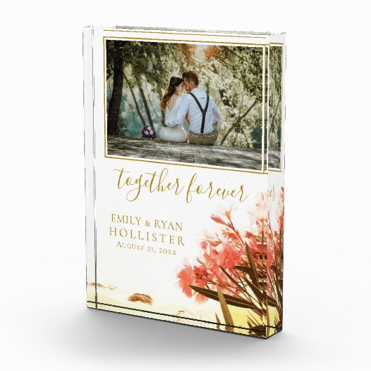 Weddenschap voor ooit gouden Manuscript Oleander F Fotoblokken (Rechts)