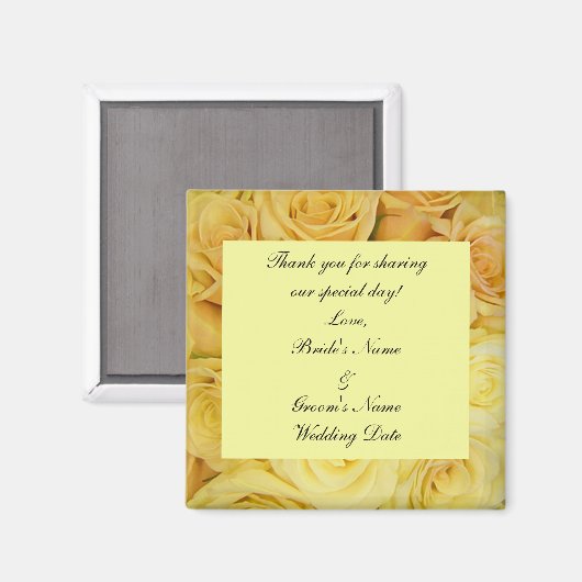 Weddenschap voor Sjabloon Magnet (Voorkant / Achterkant)