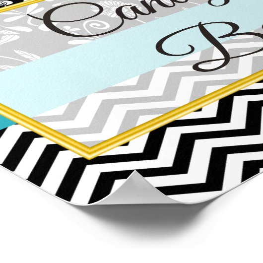 Weddenschap voor Snoep Bar,  camera Poster (Hoek)