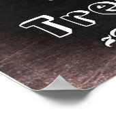 Weddenschap voor Snoep Buffet, krijtbordstijl Poster (Hoek)