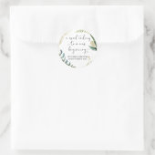 Weddenschap voor Treat Bag Jam Sweet Beginnen Ronde Sticker (Tas)