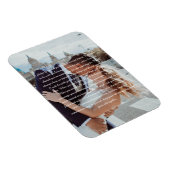 Weddenschap Vows Faux Wrapped Canvas Print Magneet (Rechterzijde)