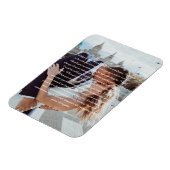 Weddenschap Vows Faux Wrapped Canvas Print Magneet (Linkerzijde)