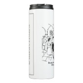 Weddenschap Vows - Ik doe het als laatste antwoord Thermosbeker (Achterkant)