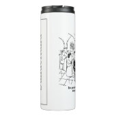 Weddenschap Vows - Ik doe het als laatste antwoord Thermosbeker (Achterkant)