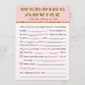 Weddenschap Vrijgezellenfeest Advieskaart (Voorkant)