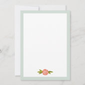 Weddenschap Vrijgezellenfeest Chic Garden Blooming Kaart (Achterkant)