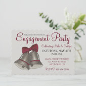 Weddenschap Vrijgezellenfeest Engagement Party Sil Kaart (Staand voorkant)