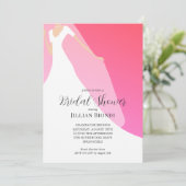 Weddenschap Vrijgezellenfeest Hot Pink Kaart (Staand voorkant)