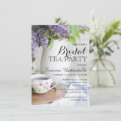 Weddenschap Vrijgezellenfeest vanmiddag Tea Lila b Kaart (Staand voorkant)