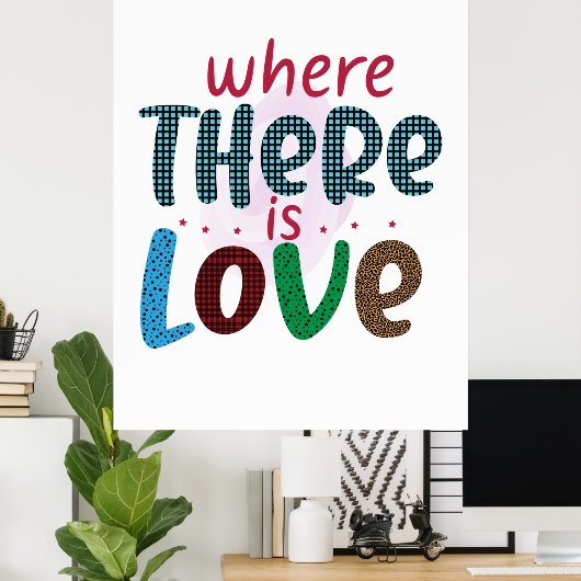 Weddenschap waar liefde heerst poster (Thuiskantoor)