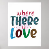 Weddenschap waar liefde heerst poster (Voorkant)