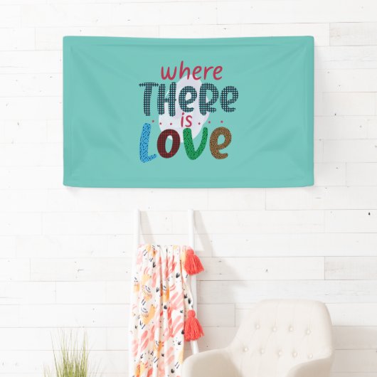 Weddenschap waar liefde heerst spandoek (Insitu)