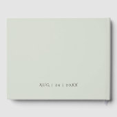 Weddenschap | Waterverf Olijfolie Gastenboek (Achterkant)