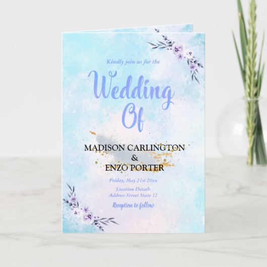 Weddenschap Waterverf pastel (Voorkant)